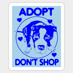 Adopt Don't Shop - Dog Rescue Sticker